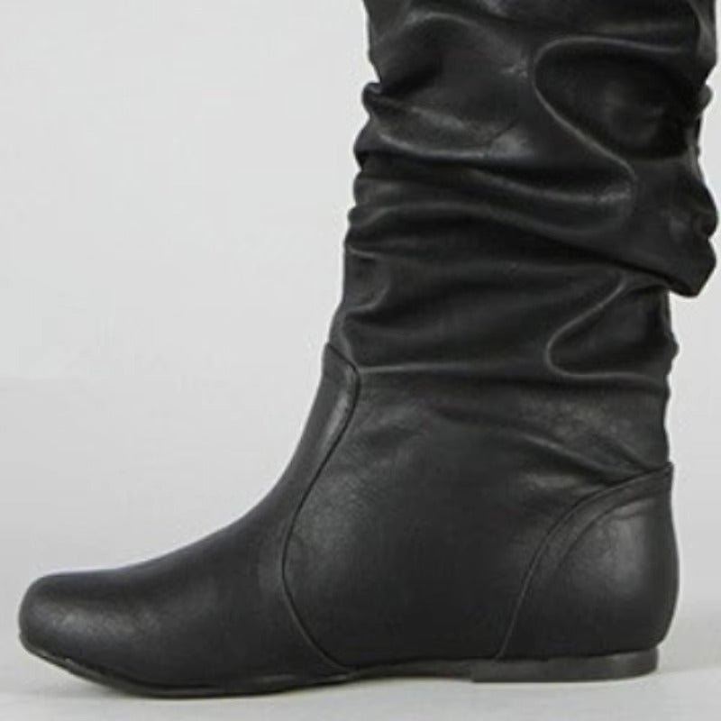 Women's Leather Knee-High Boots