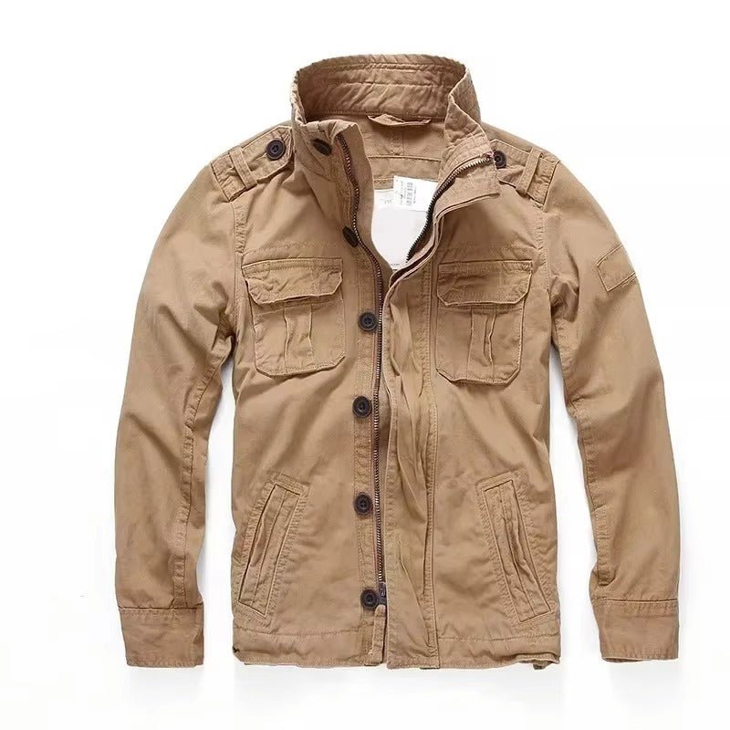 Men's Military Field Jacket - Khaki