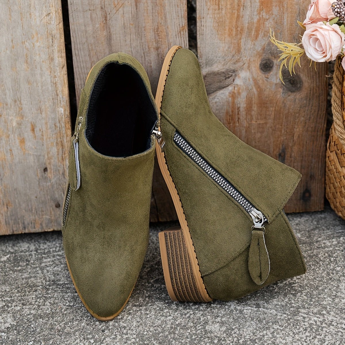 Women's Suede Ankle Boots