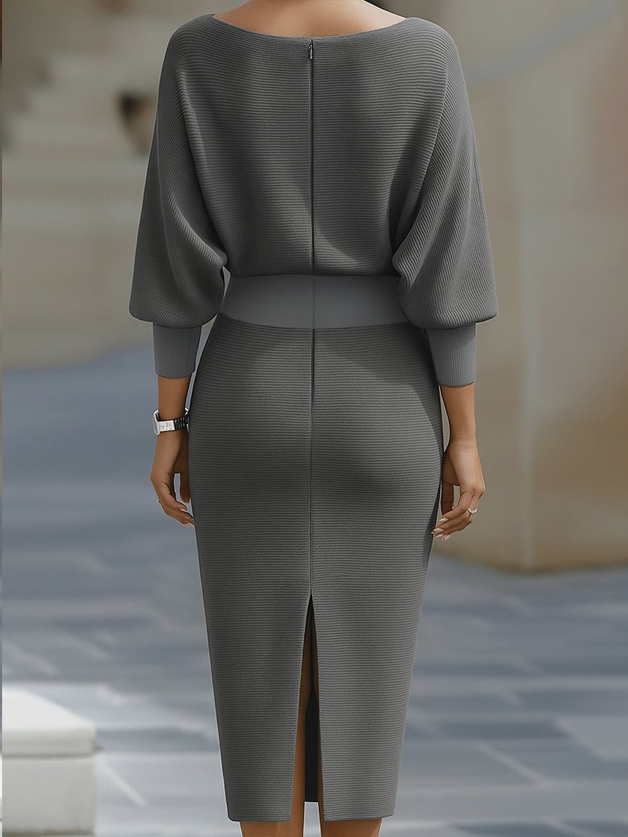 Women's Bodycon Knit Midi Dress