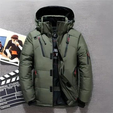 Men's Puffer Jacket - Green